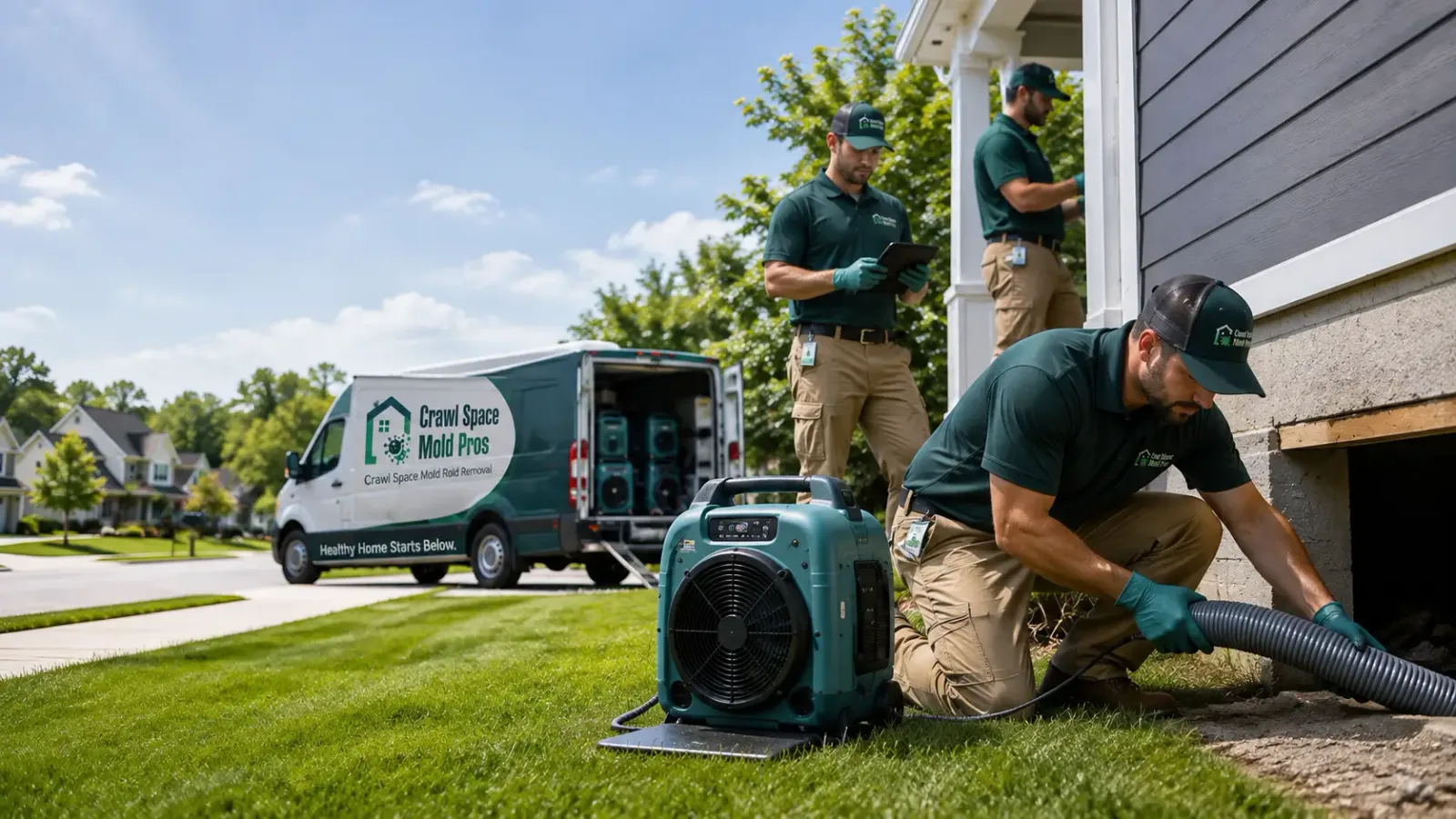 Crawl Space Mold Removal in Mountain View, AR